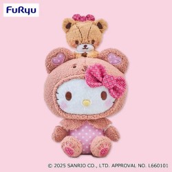 Peluche - Kitty & Ourson (Déguisement) - Sanrio - Kawaii Kenkyujo