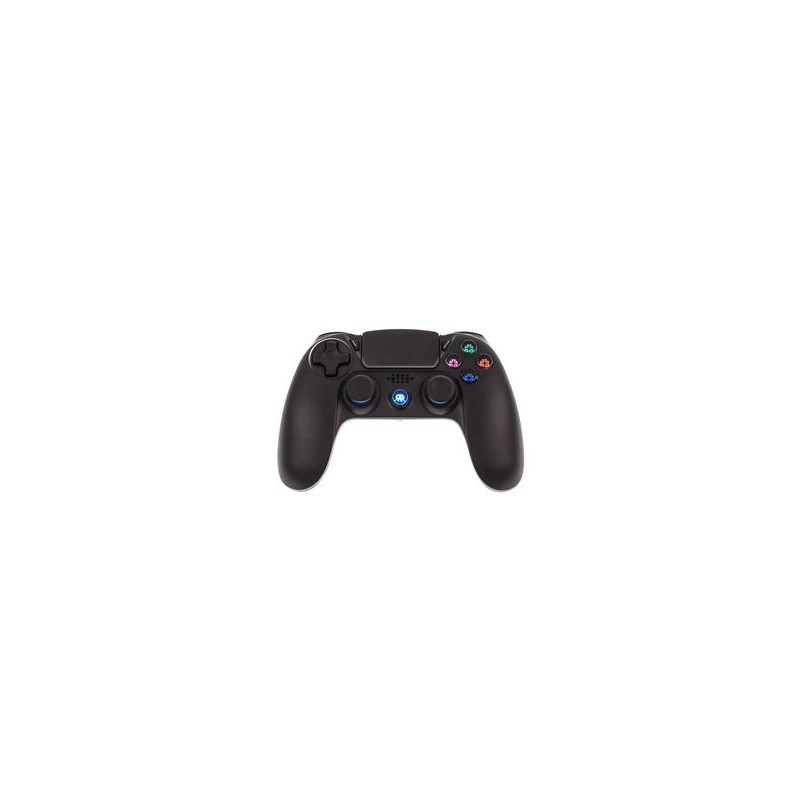 Manette avec fil - PS4 - noire / bleue - câble de 3 mètres