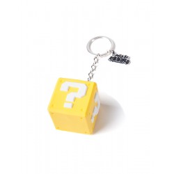 Porte-clefs 3D Rubber - Question Mark Box - Nintendo