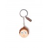 Porte-clefs 3D Rubber - Tête de Morty - Rick et Morty