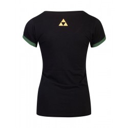 T-shirt - Zelda - Triforce Splatter - Women - M Femme 