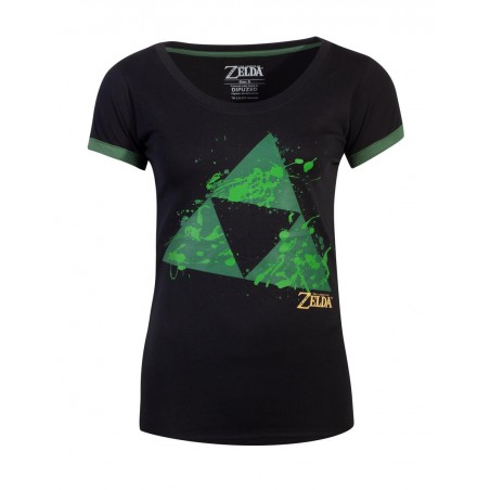 T-shirt - Zelda - Triforce Splatter - Women - L Femme