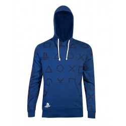 Sweat Hooded - Playstation - AOP Icons - XL Unisexe 