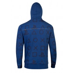 Sweat Hooded - Playstation - AOP Icons - XL Unisexe 