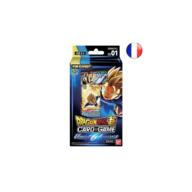 JCC - Expert Deck - XD01 - Universe 6 Assailants - Dragon Ball Super (FR)