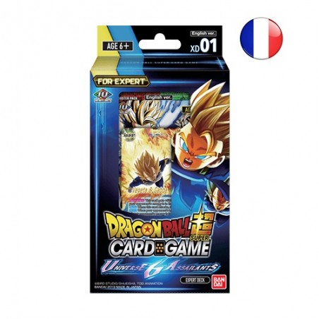 JCC - Expert Deck - XD01 - Universe 6 Assailants - Dragon Ball Super (FR)