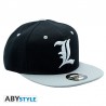 Casquette - Death Note - L - Noir et Gris - U Unisexe 