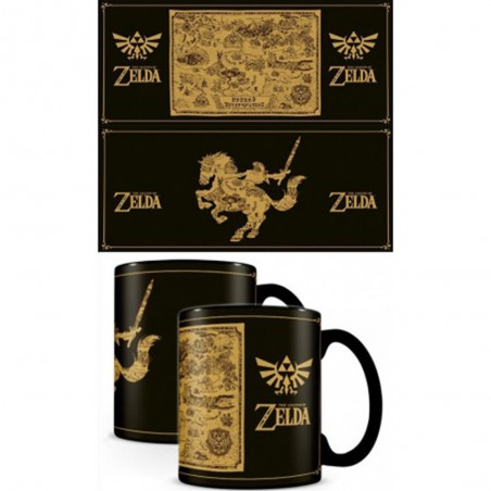 Mug - Thermo Réactif - Zelda - Map