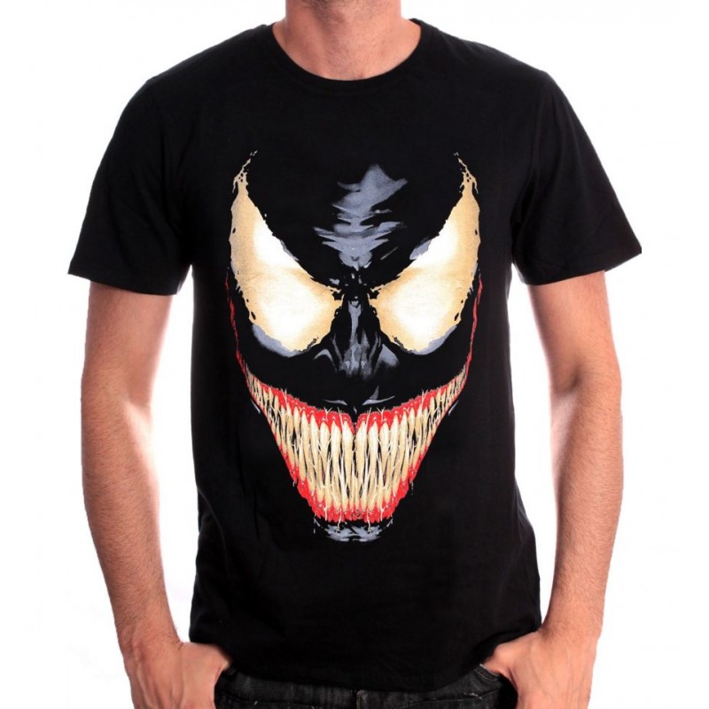 T-shirt Marvel - Venom Smile - M Homme 