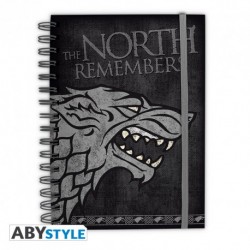 Carnet de Notes Spirales - Stark - Game of Thrones