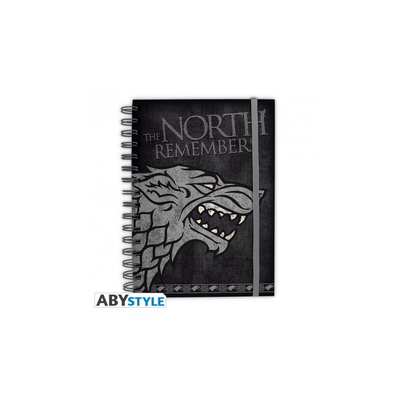 Carnet de Notes Spirales - Stark - Game of Thrones