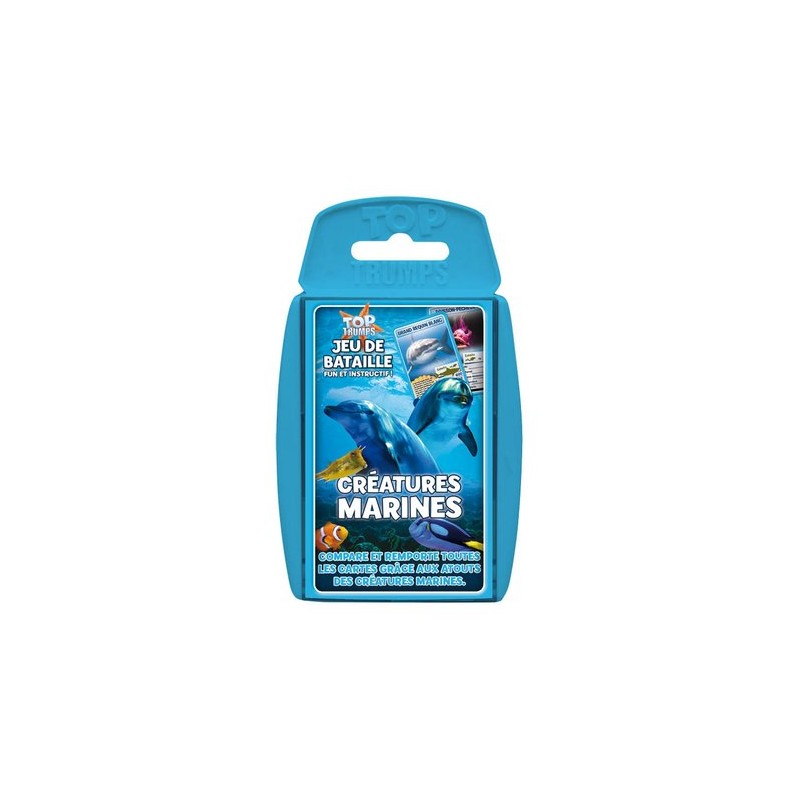 Top Trumps - Jeu de Bataille - Creatures Marines (FR)