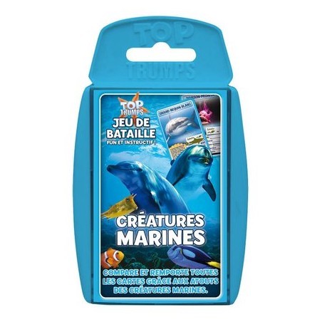 Top Trumps - Jeu de Bataille - Creatures Marines (FR)