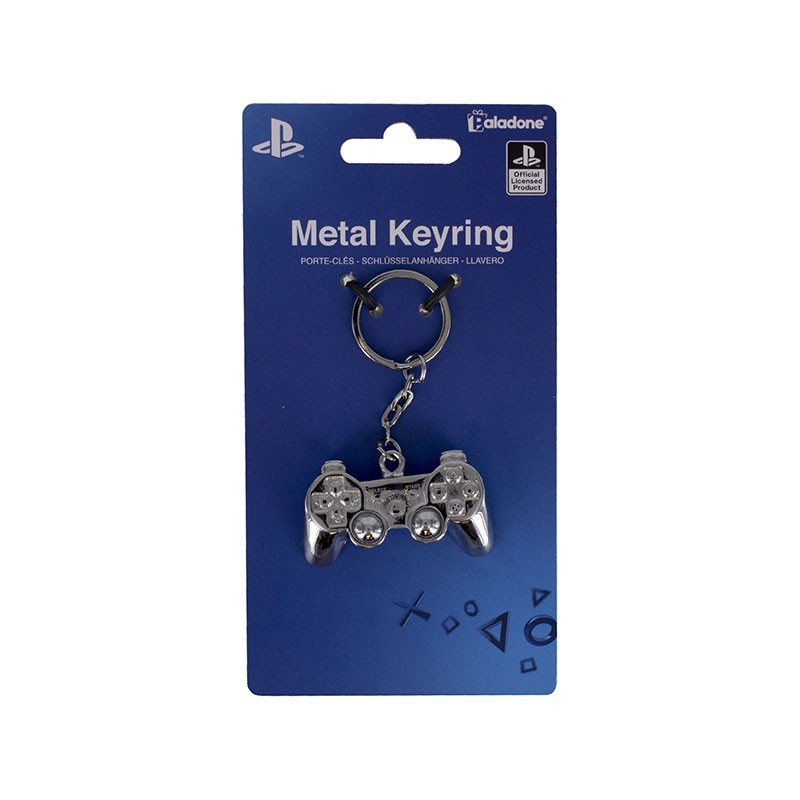 Porte-cléfs 3D - Playstation - Manette - Métal