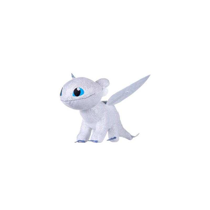 Peluche - Light Fury - Dragon 3 - Pailletée