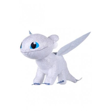 Peluche - Light Fury - Dragon 3 - Pailletée