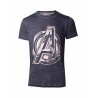 T-shirt - Avengers Logo Men's - Marvel - S Homme 