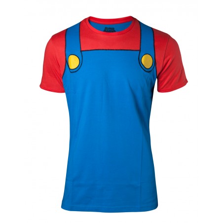 T-shirt - Super Mario Cosplay Men's - Nintendo - L Homme 