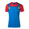 T-shirt - Super Mario Cosplay Men's - Nintendo - L Homme 