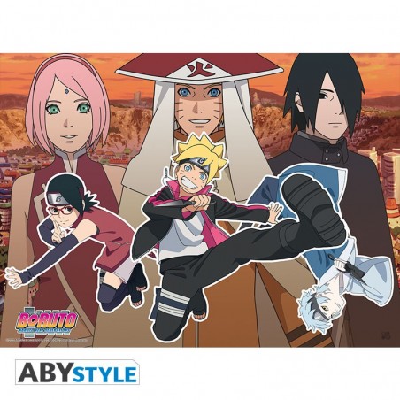 Poster - Boruto - La Nouvelle équipe 7 (52x35)