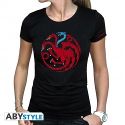 T-shirt - Targaryen Viserion - Game of Thrones - L Femme 
