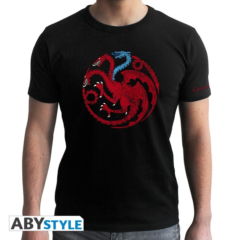 T-shirt - Targaryen Viserion - Game of Thrones - L Homme 