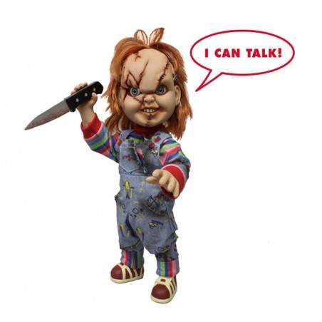 Killing Chucky - Chucky - Poupée Sonore avec vêtements tissu - 38cm