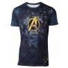 T-shirt Bioworld - Avengers Infinity War - Team Sublimation Print - M Homme 
