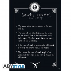 Poster - Règles - Death note