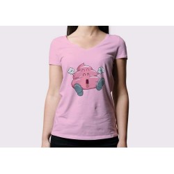 T-shirt - Dr. Slump - Arale Pink Poo - Women - M Femme 