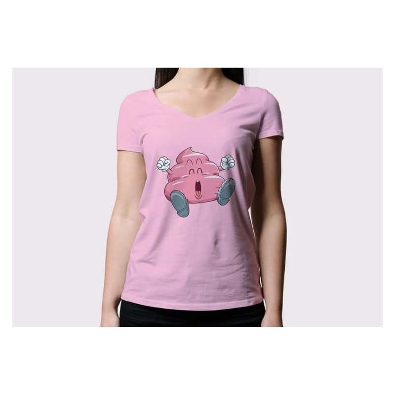 T-shirt - Dr. Slump - Arale Pink Poo - Women - M Femme 